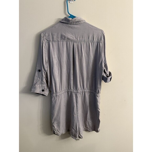 Fate Purple Grey Drawstring Waist Romper Women’s M - Picture 3 of 14